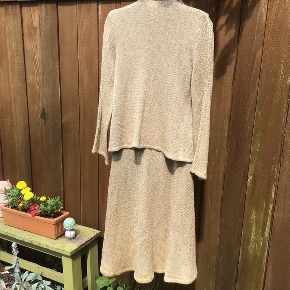 Vintage 70’s Mary Farrin Knit Dress Set 2 Piece - Picture 2 of 6